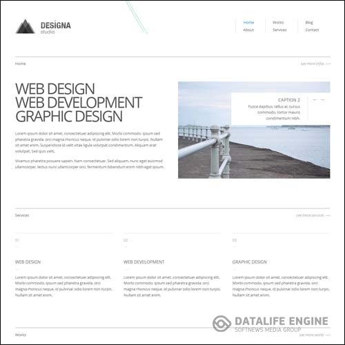 Адаптивный шаблон Designa