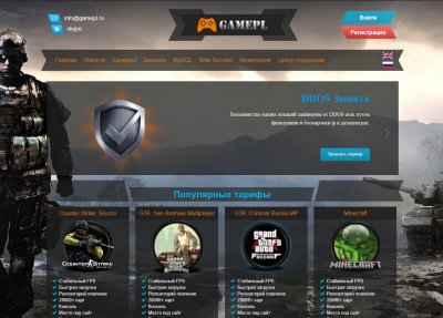 Панели управления на основе GamePL