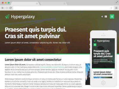 Гипергалактика адаптивный шаблон