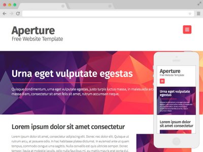 Диафрагма адаптивный html шаблон