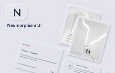 Шаблон Неоморфизм выполнен на Bootstrap