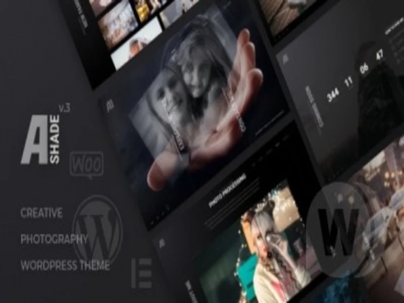 Шаблон фотографа  Ashade v6.0 для WordPress